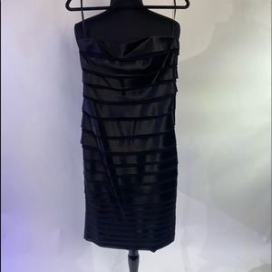 White House Black Market Strapless Little Black Cocktail Dress Size 8